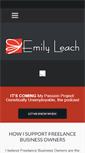 Mobile Screenshot of emilyleach.com